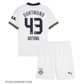 Borussia Dortmund Jamie Bynoe-Gittens #43 Terza Maglia Bambino 2024-25 Manica Corta (+ Pantaloni corti)